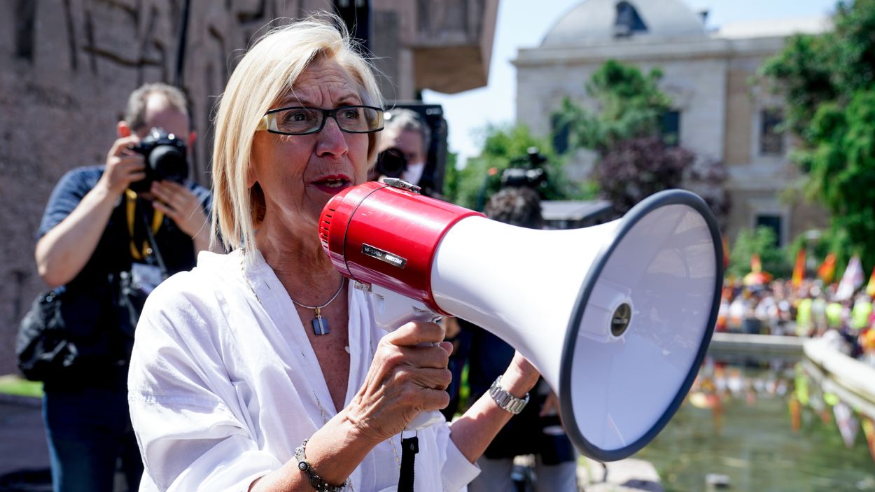 La exdiputada y una de la simpulsoras de Unión 78, Rosa Díez. EP.