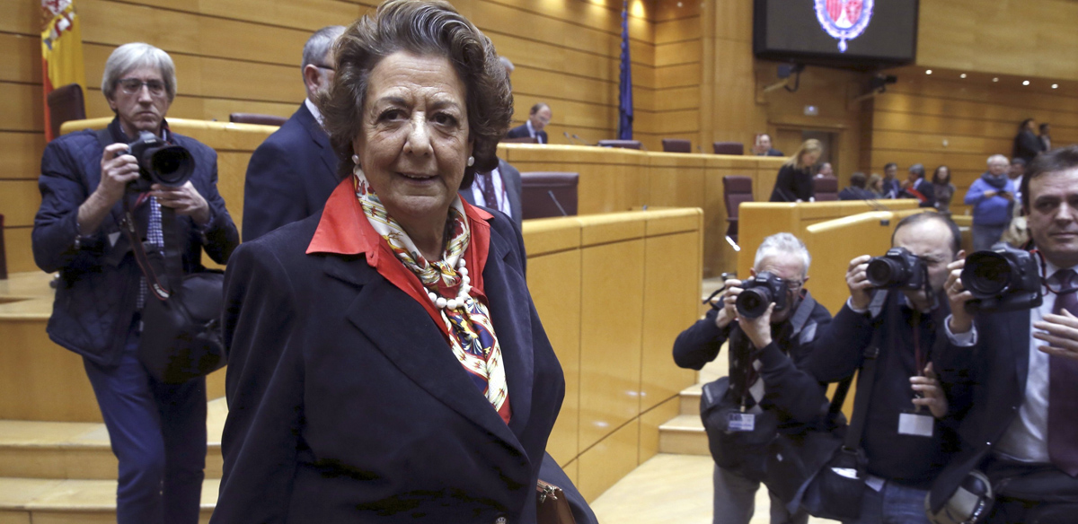 La senadora Rita Barberá