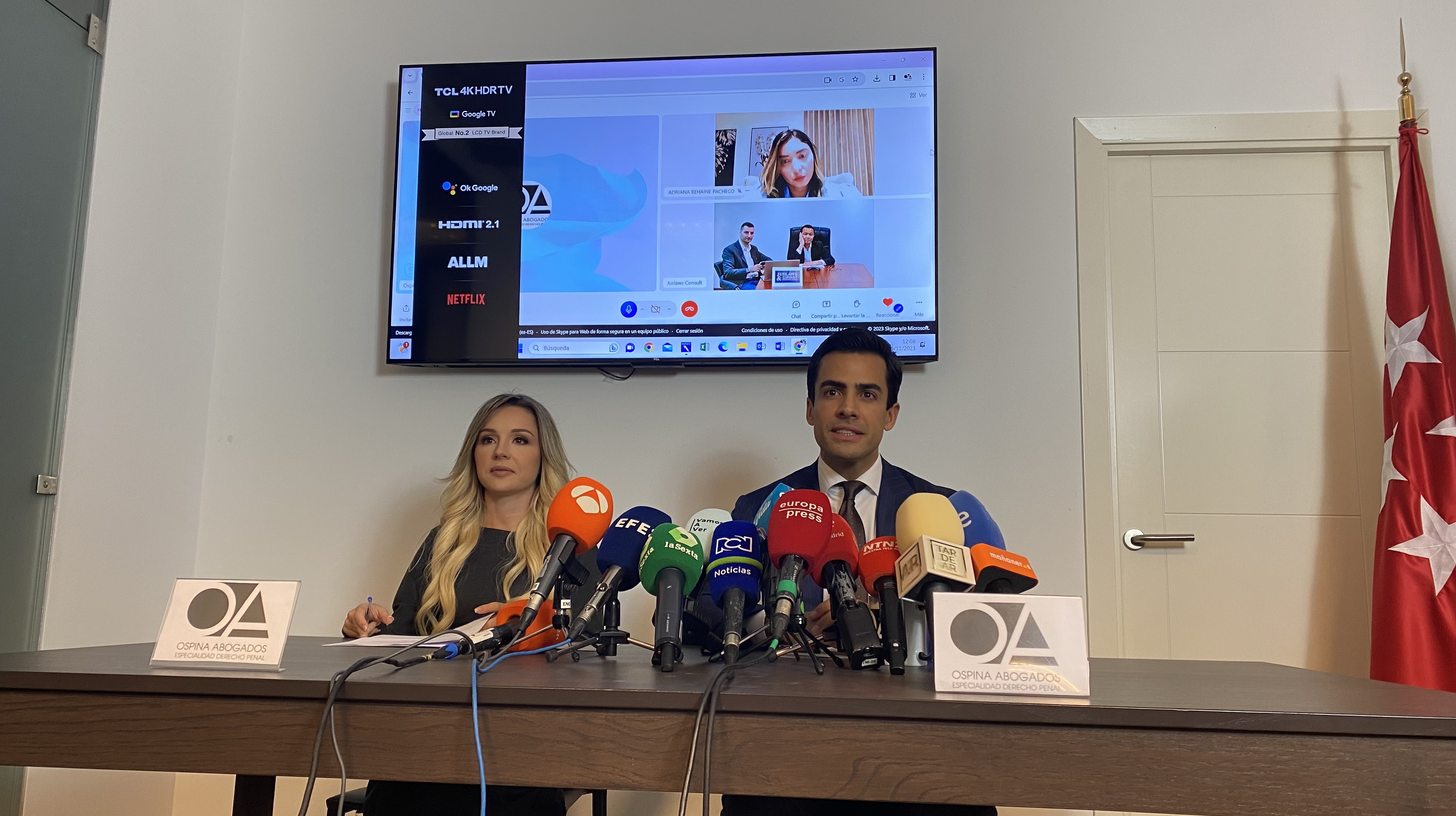 Imagen de la rueda de prensa.