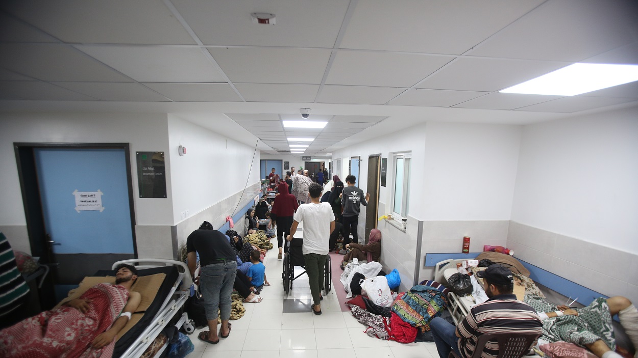 Interior del Hospital Al Shifa en Palestina. EP