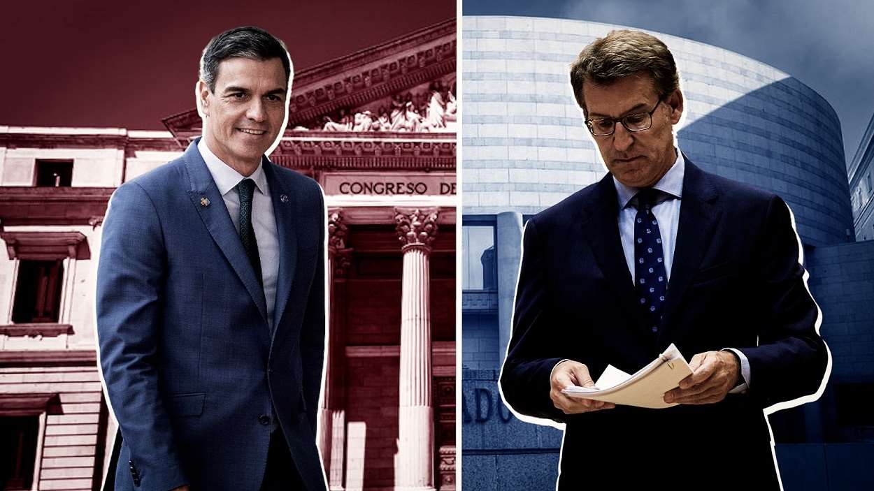 El PP usará el CGPJ en el Senado contra la amnistía y el PSOE cerca el 'lawfare' en el Congreso. Elaboración Propia