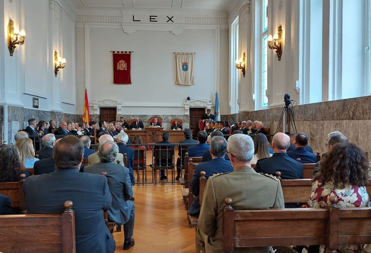 Imagen de la apertura del año judicial en el Tribunal Superior de Xustiza de Galicia (Foto: Europa Press / Archivo).