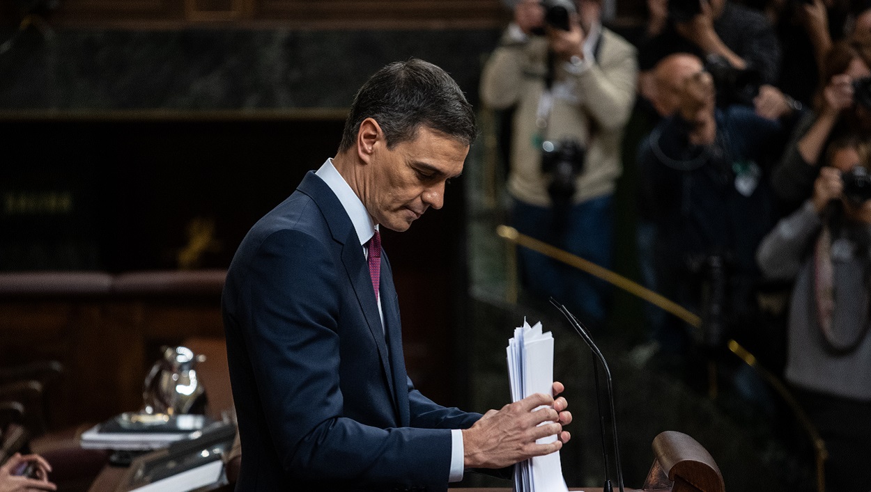 El discurso de Pedro Sánchez en la investidura. EP