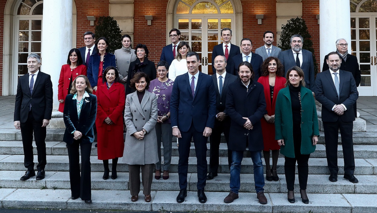 Los ministros de la XIV legislatura. La Moncloa.