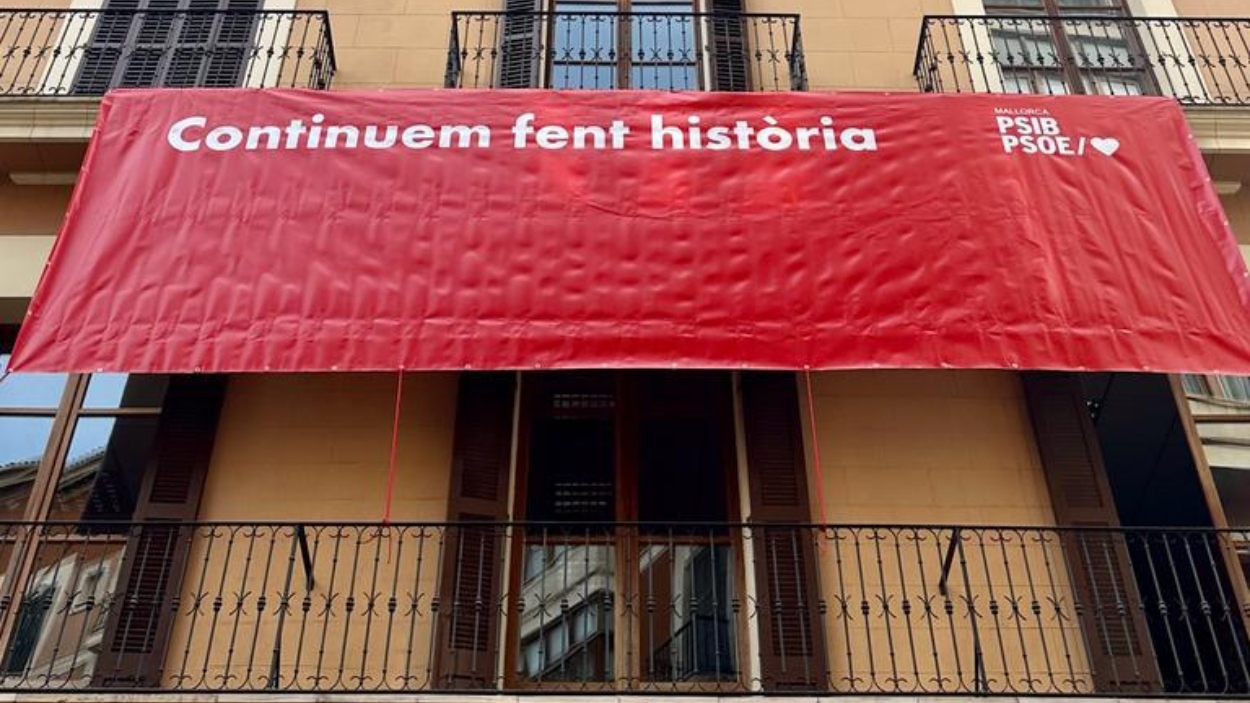 El PSOE balear saca pecho tras la investidura de Sánchez: “Continuemos haciendo historia”.