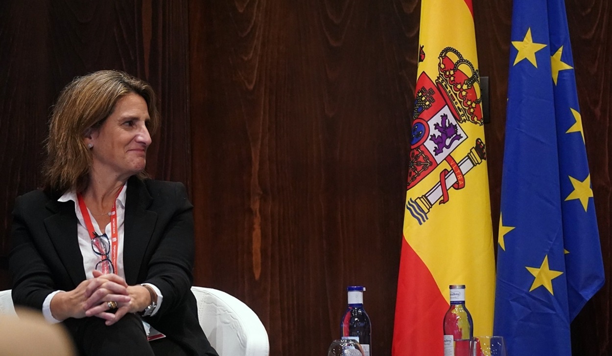 La vicepresidenta tercera del Gobierno y ministra para la Transición Ecológica y el Reto Demográfico, Teresa Ribera, en una imagen de archivo. EP.