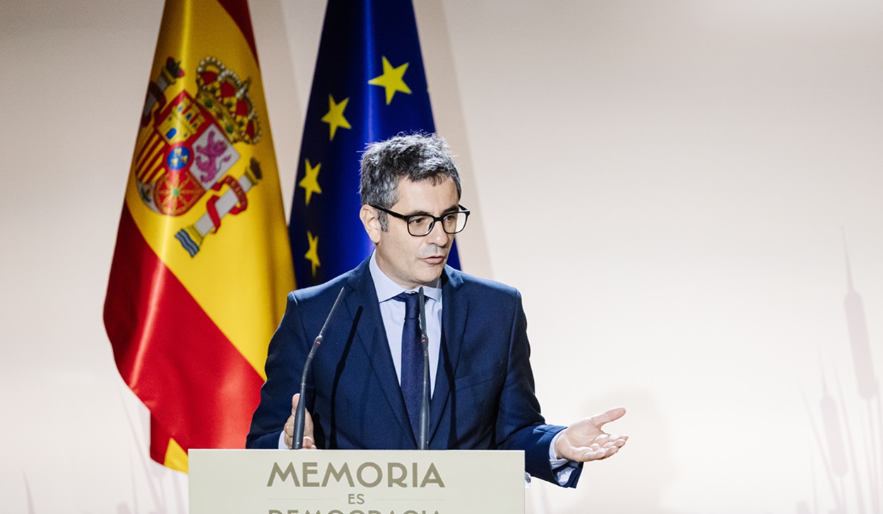 Félix Bolaños, ministro de la Presidencia, Relaciones con las Cortes y Memoria Democrática, en una imagen de archivo. EP.