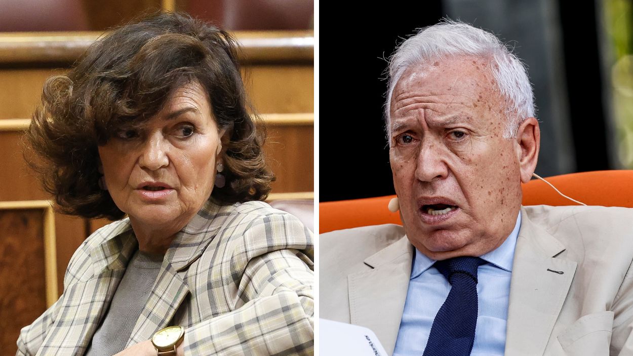 Carmen Calvo y José Manuel García Margallo