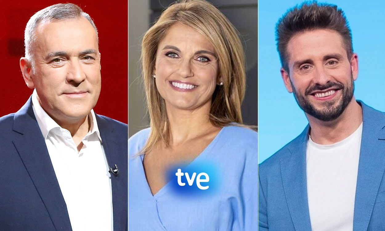 Los posibles sustitutos de Carlos Franganillo en el 'Telediario' de TVE. Elaboración propia