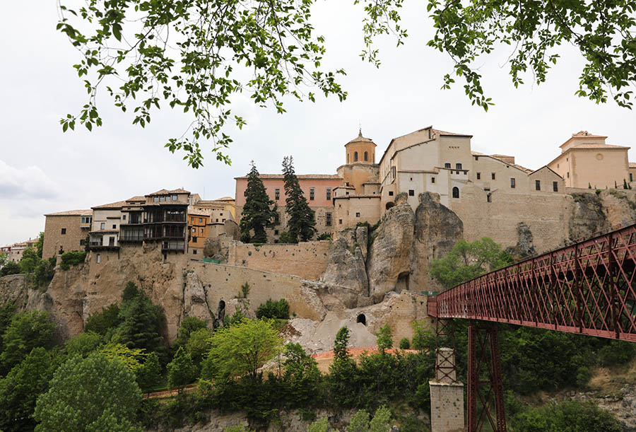 Vista de las Casas Colgadas de Cuenca. (Foto: Europa Press)