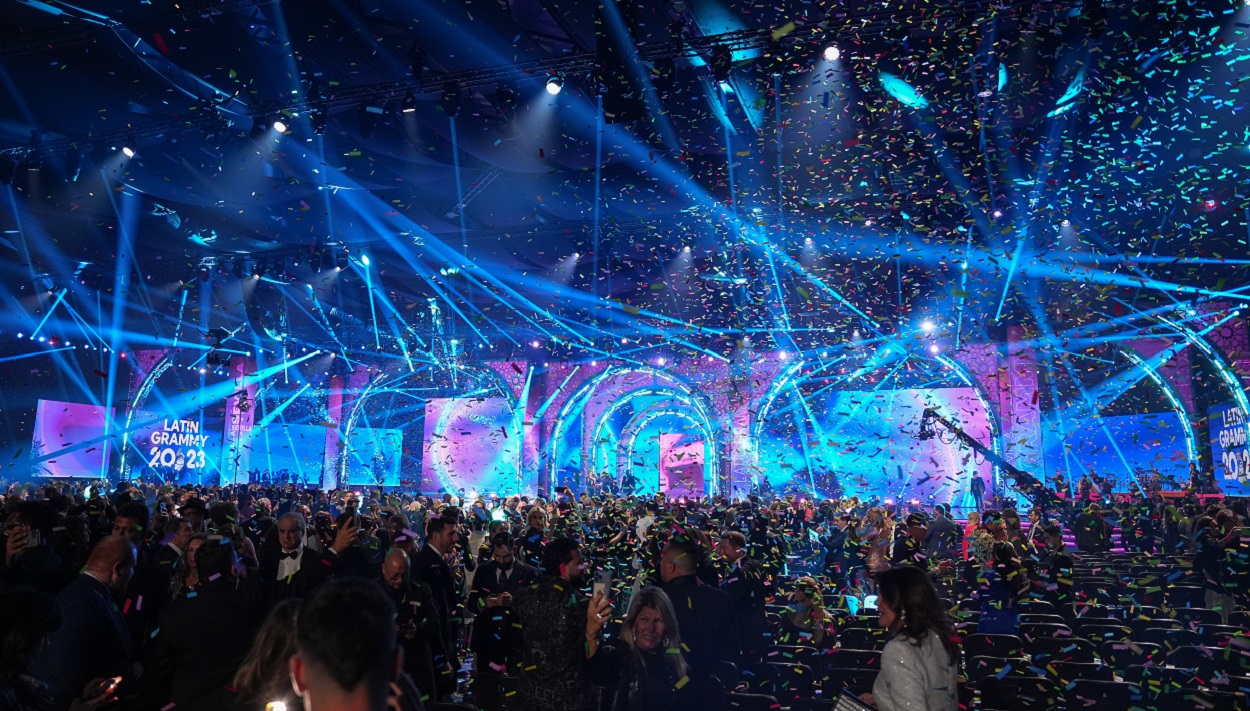 Final de la gala de entrega de los Latin Grammy 2023, en el Palacio de Congresos de Sevilla. EP.