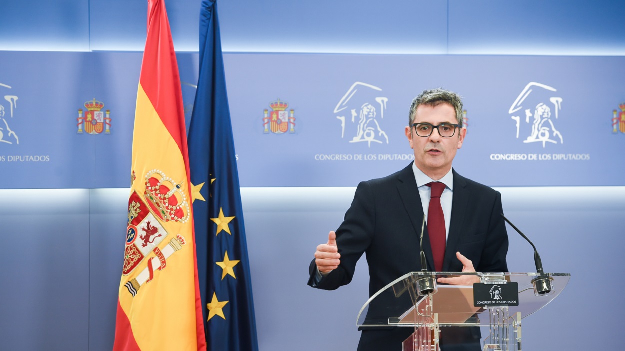 El ministro de Presidencia y Justicia, Félix Bolaños, en una imagen de archivo. EP.