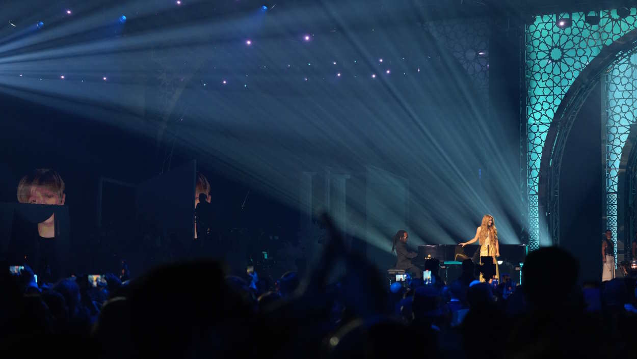 Shakira durante su actuación en los Latin Grammy 2023. EP