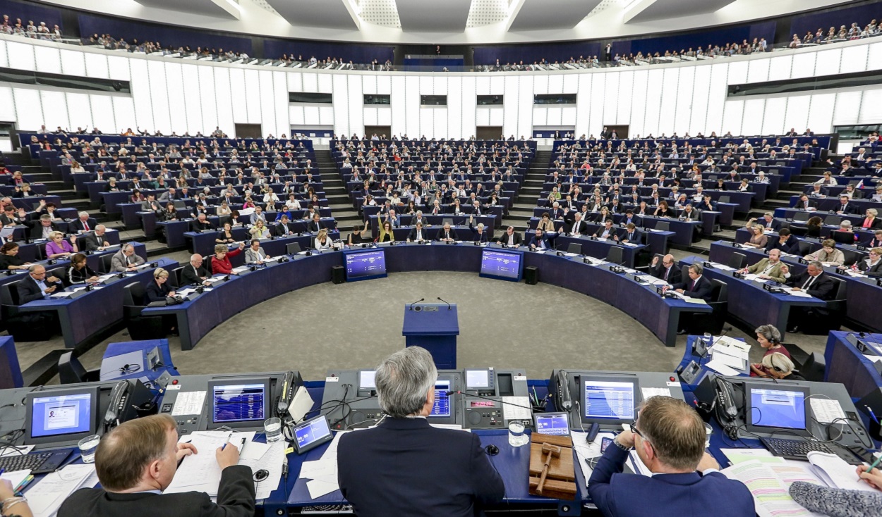 Pleno del Parlamento Europeo en Estrasburgo. EP.