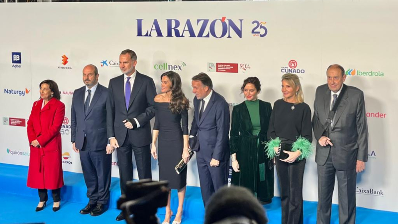 Felipe VI y Letizia en el XXV Aniversario de 'La Razón'. 