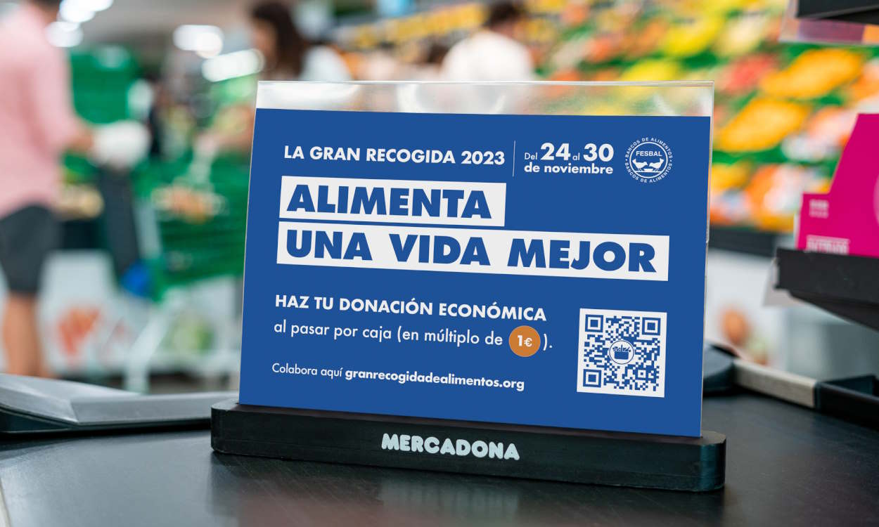 Mercadona participa en la Gran Recogida de Alimentos de Fesbal