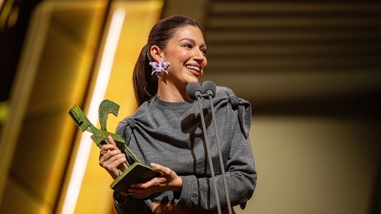 Úrsula Corberó recoge el Ondas. EP