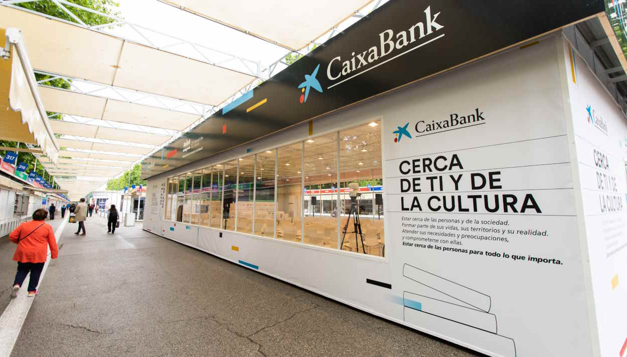 ‘Pabellón CaixaBank’ en la edición de la Feria del Libro de Madrid este 2023