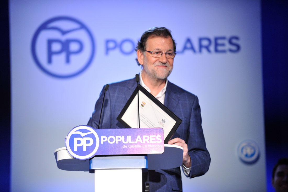 El presidente del Gobierno en funciones y candidato del PP al 26J, Mariano Rajoy,
