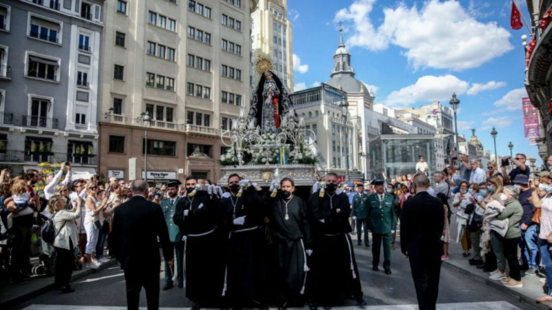 Procesión de Semana Santa en Madrid