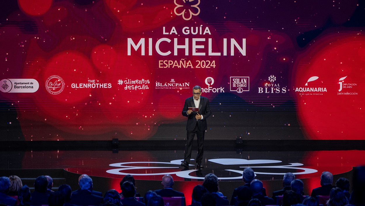 Reparto de estrellas Michelín en la Gala. EP