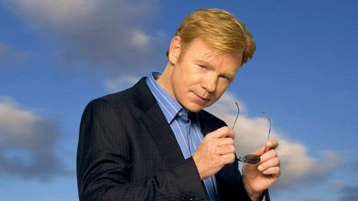 El actor David Caruso, en una imagen promocional de 'CSI Miami', en su papel de Horatio Caine. CSI Miami. 