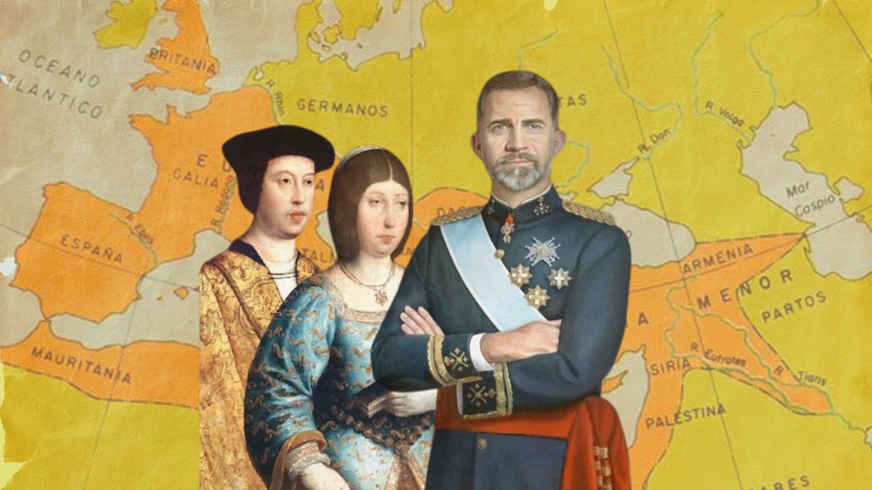 La monarquía española, ¿heredera del Imperio bizantino? Elaboración propia.