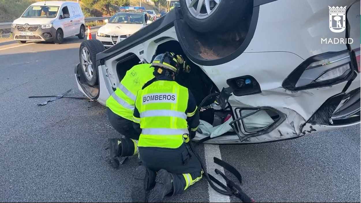 Los puntos negros de las carreteras de Madrid con más accidentes de tráfico. EP