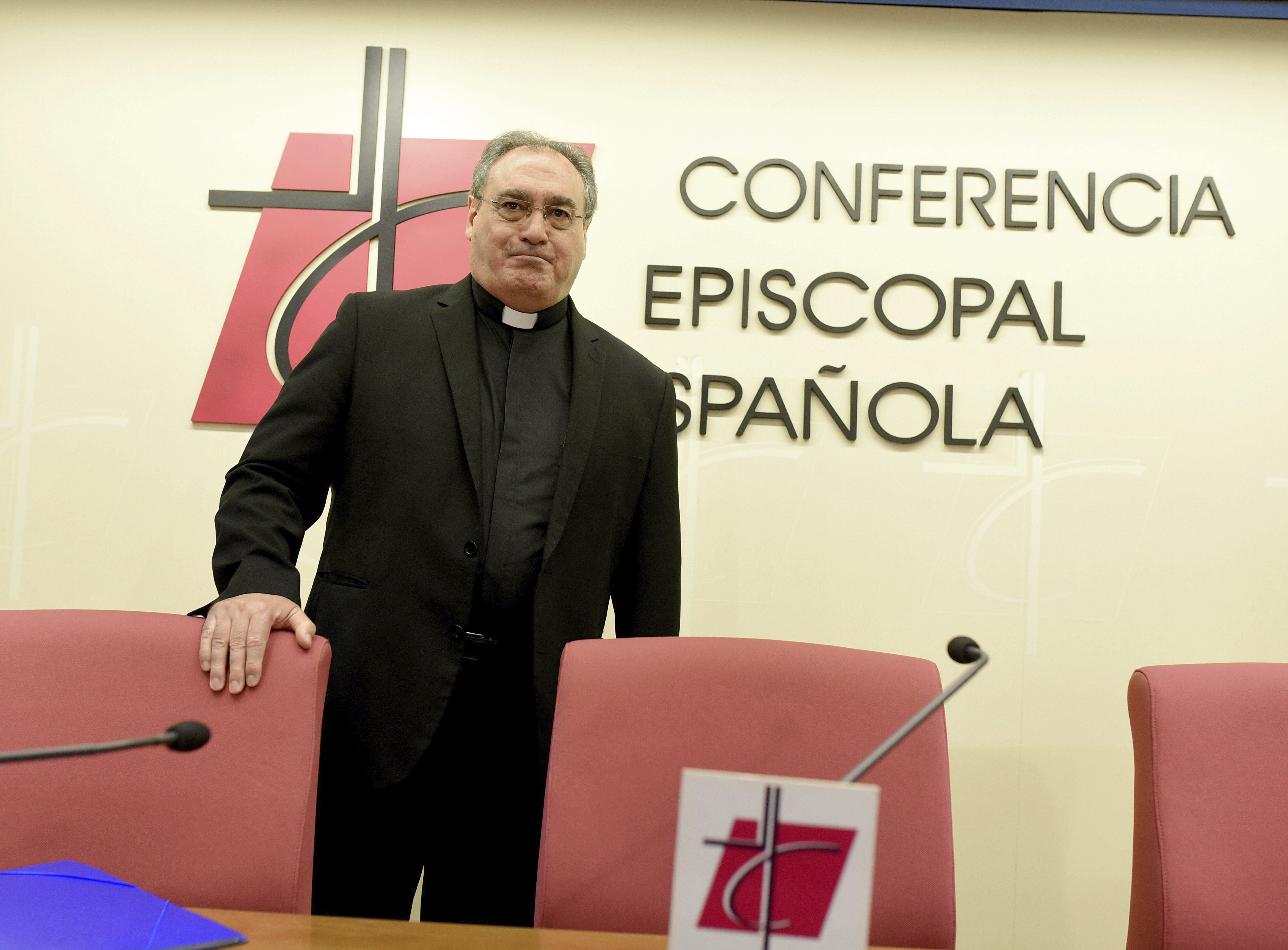 El portavoz de la Conferencia Episcopal Española (CEE), José María Gil Tamayo. 