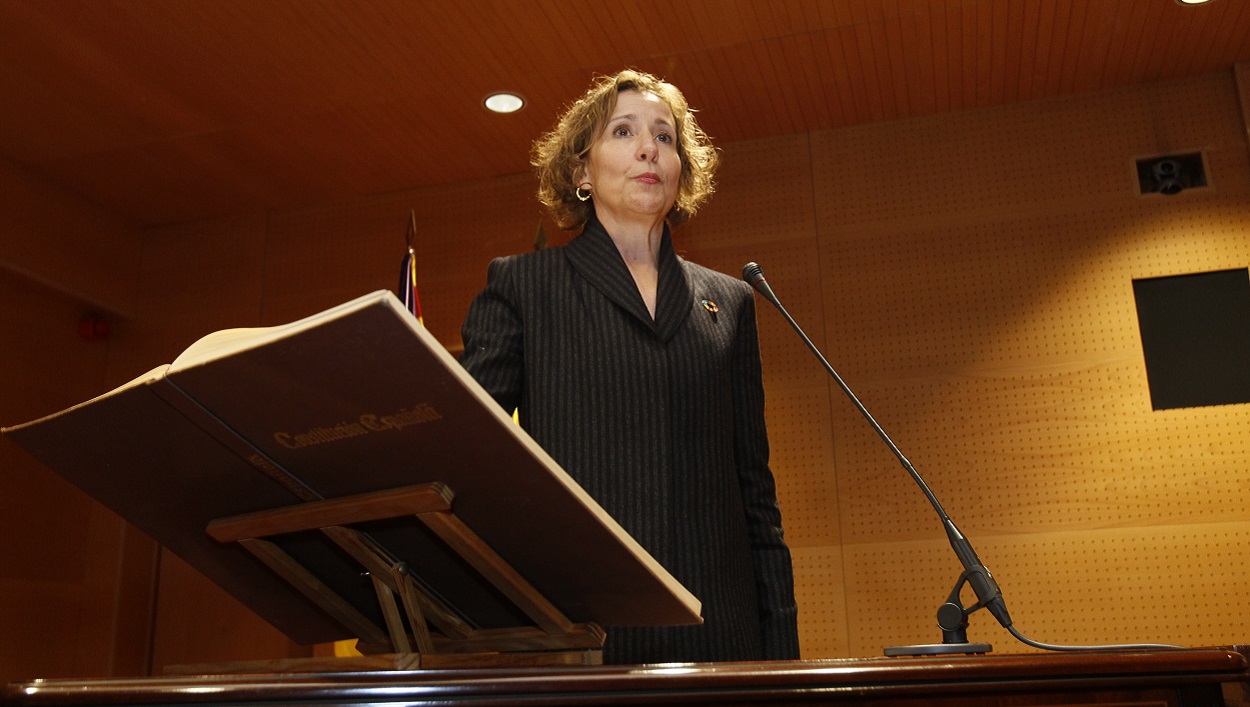 La nueva secretaria de Estado de Igualdad, Aina Calvo, en una imagen de archivo. EP.