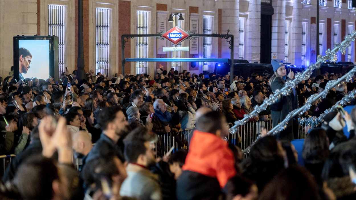 Aglomeración de personas en el centro de Madrid. EP