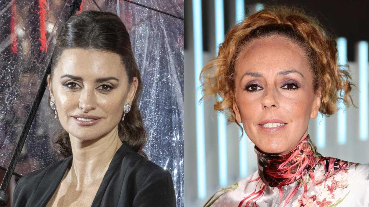 Penélope Cruz y Rocío Carrasco. Elaboración propia