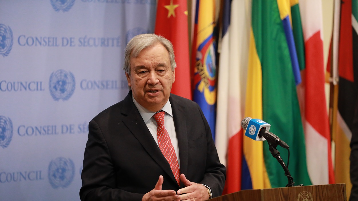 El secretario general de la ONU, António Guterres. EP