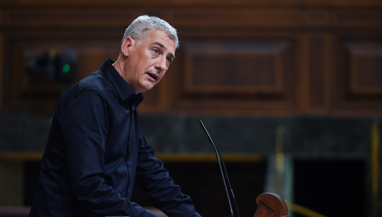 Oskar Matute en el Congreso de los Diputados. EP