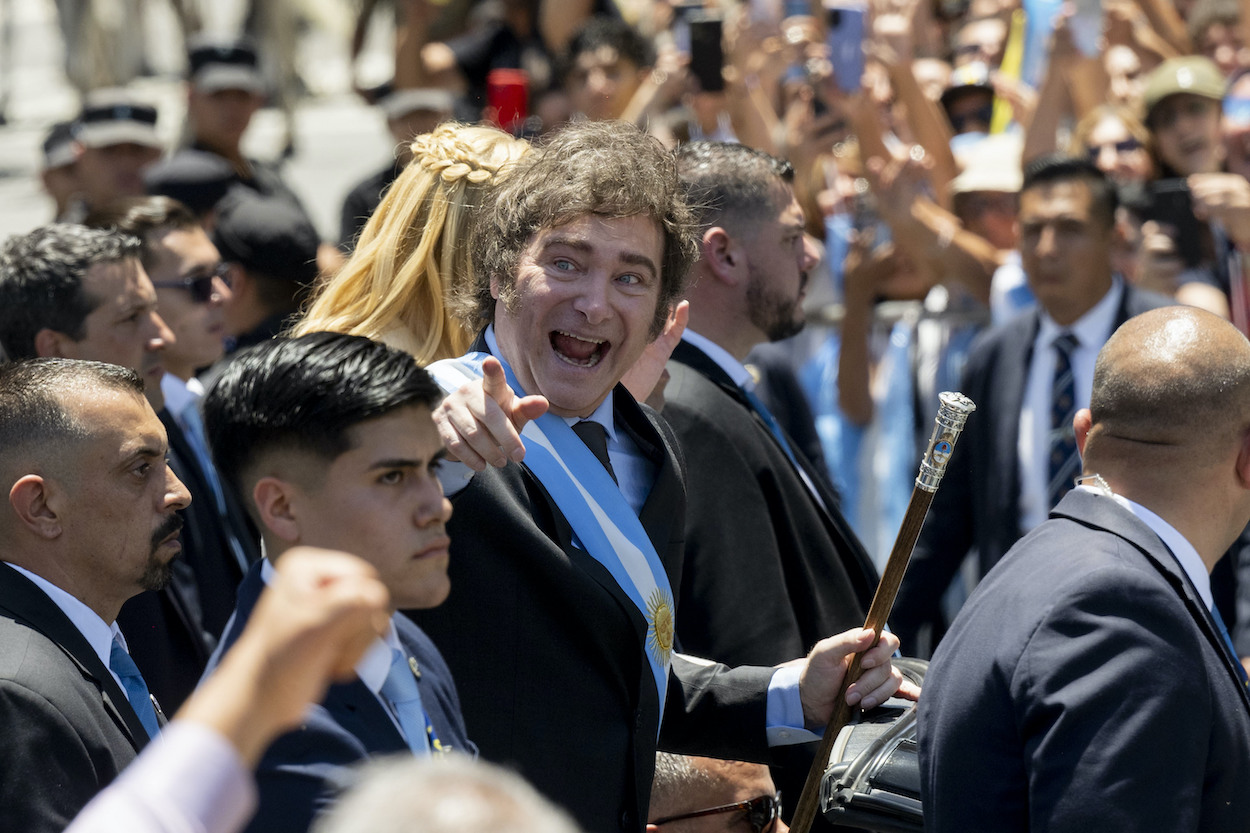 Javier Milei toma posesión como presidente de Argentina. EP