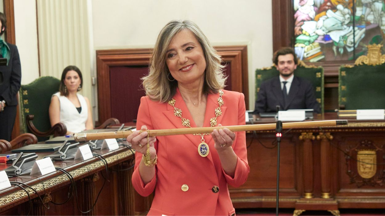 Cristina Ibarrola, de UPN, alcaldesa de Pamplona. EP.