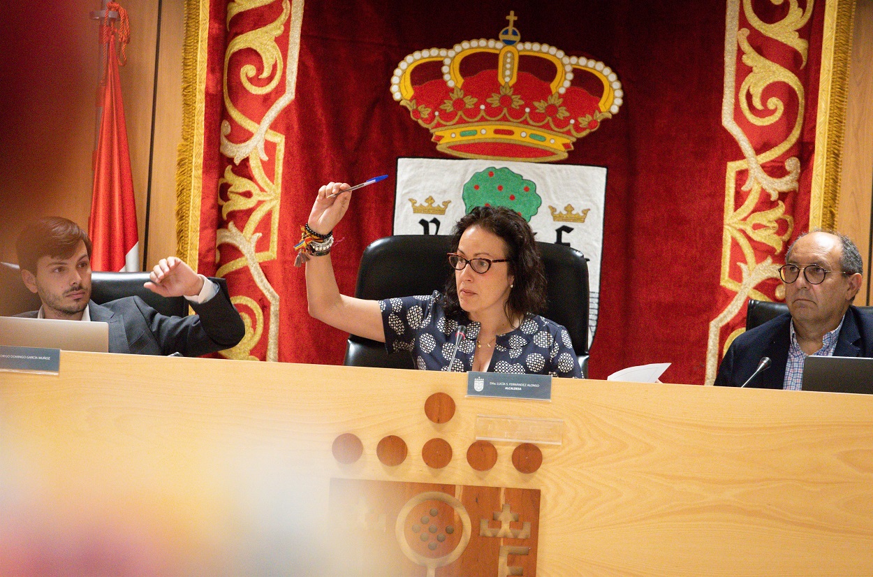 Lucía S. Fernández, alcaldesa de San Sebastián de los Reyes. Ayuntamiento de San Sebastián de los Reyes.