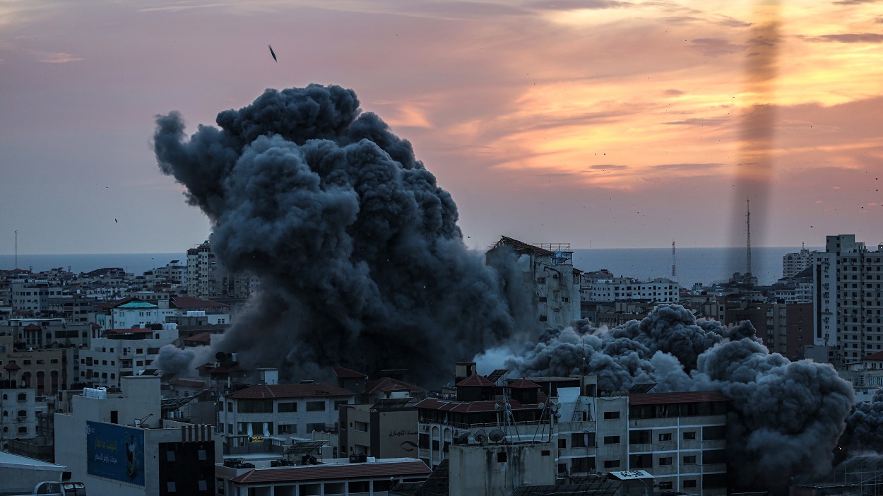 Bombardeos sobre Gaza. EP