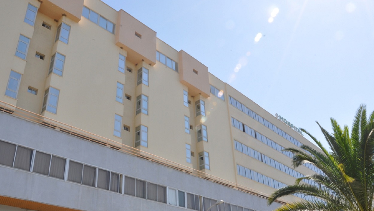 Hospital de Málaga en el que se produjo la agresión.