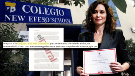 Ayuso accedió a la Universidad tras pagar un colegio privado que ofrecía a alumnos “favorecidos” un trato especial. EP : Elaboración propia