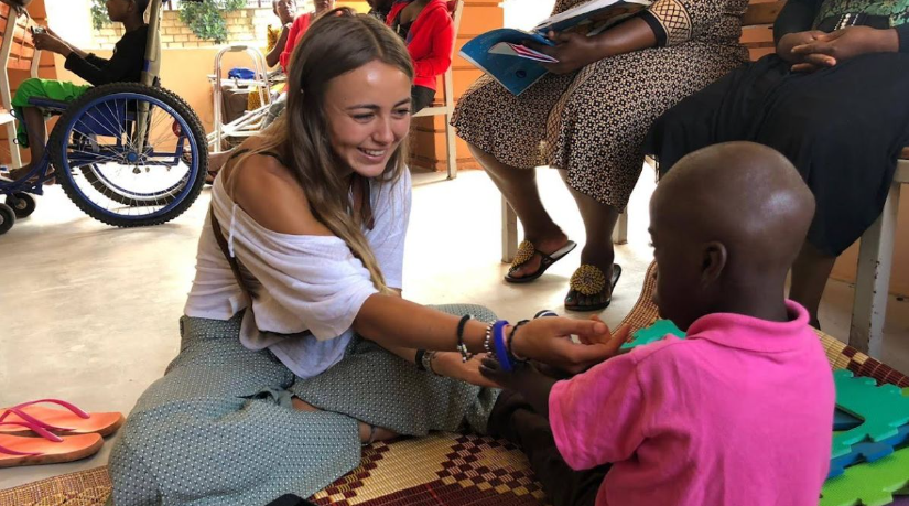 La coordinadora de Proyectos de Babies Uganda, María Galán. Foto de Babies Uganda