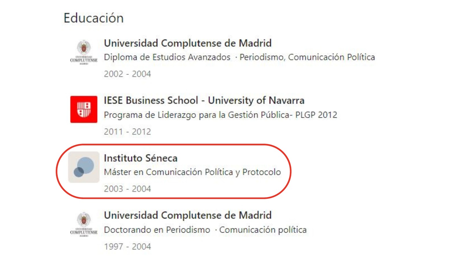 CV Linkedin