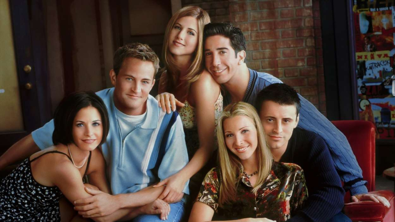 Matthew Perry en una imagen promocional de 'Friends'. EP.