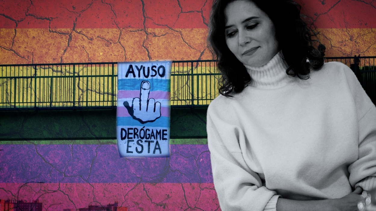Ayuso deroga las leyes LGTBI de la Comunidad de Madrid. Jesús Olmedo.