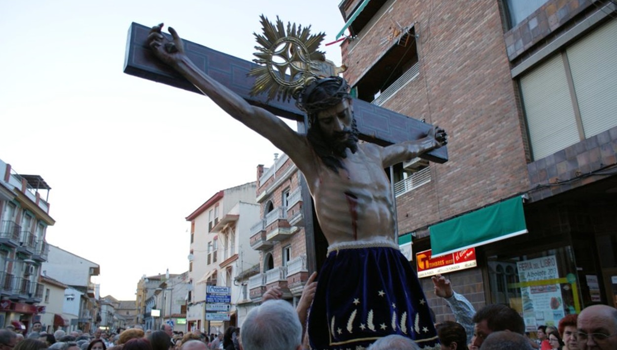 Una procesión propia de Semana Santa en plena Navidad en Andalucía. Ayuntamiento de Albolote.