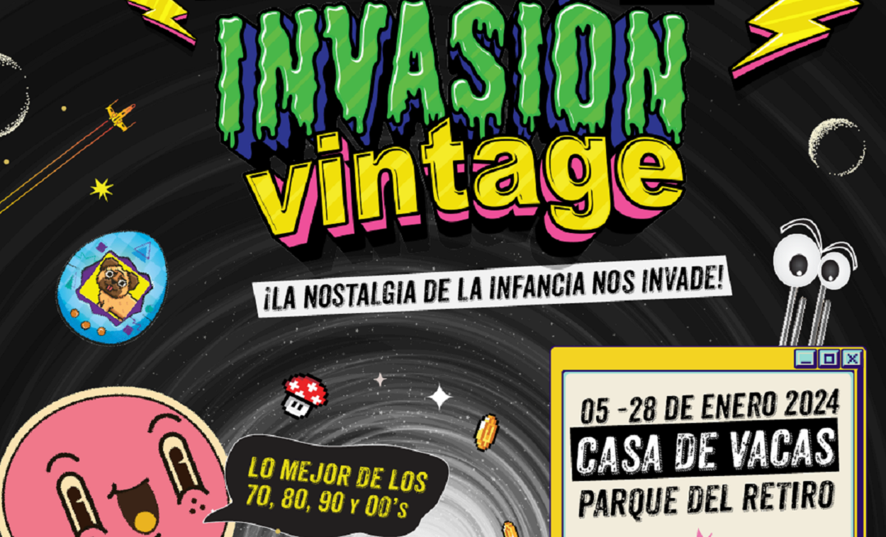Aterriza en Madrid la exposición 'Invasión Vintage', un viaje a la infancia desde los años 70