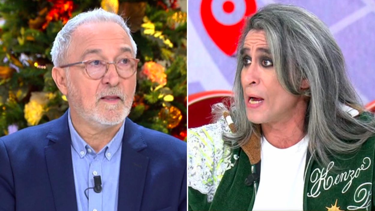 Enfrentamiento entre Xavier Sardá y Mario Vaquerizo en 'TardeAR'. Mediaset España