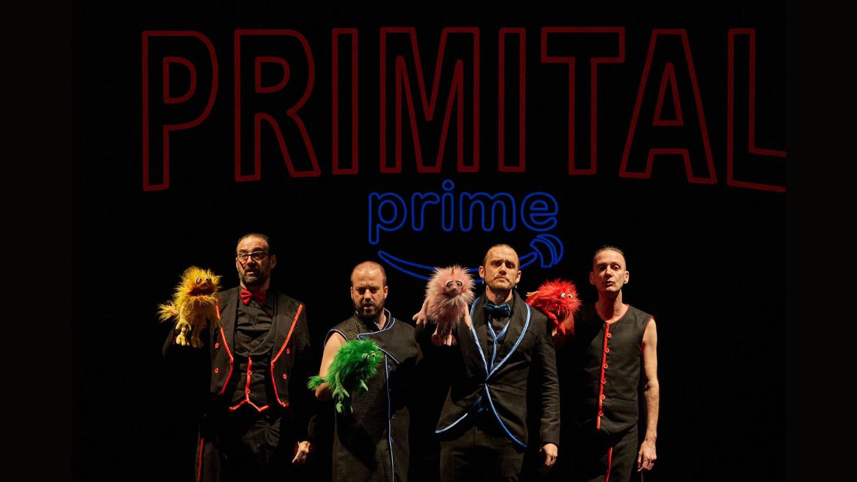 Espectáculo 'Prímital Prime' de los Prímital Brothers: Íñigo García, Adri Soto, Pedro Herrero, Manu Pilas.