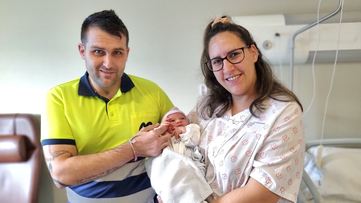 Kyliam, primer bebé del año 2024 en Galicia. EP.