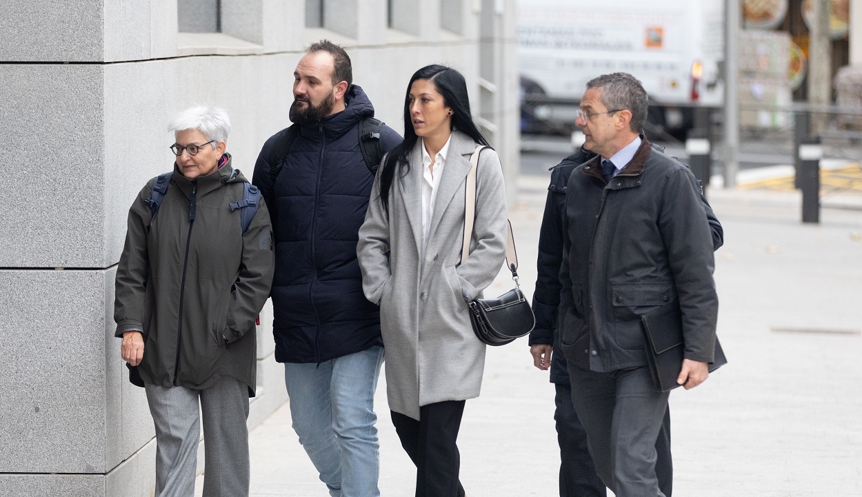 Jennifer Hermoso a su llegada a la Audiencia Nacional. EP